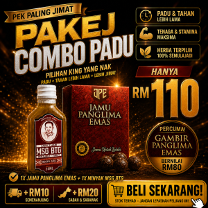 Jamu Panglima Emas + MSG BTG